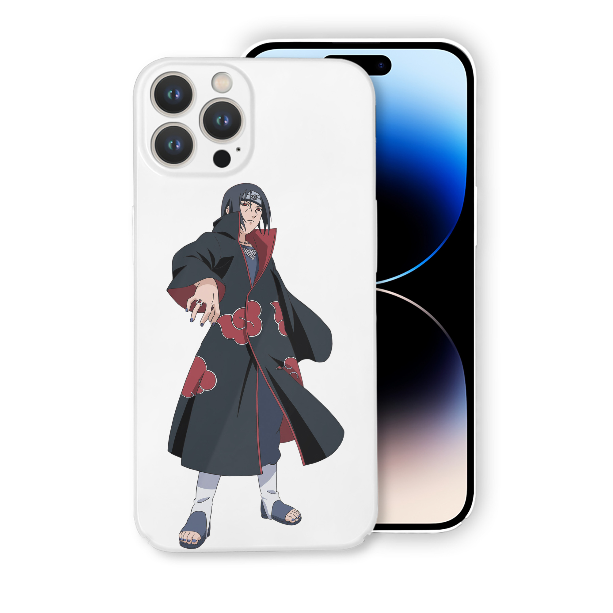 （画像用） NARUTO -ナルト- うちは イタチ Uchiha Itachi 【iPhone 14シリーズ対応】ハードケース